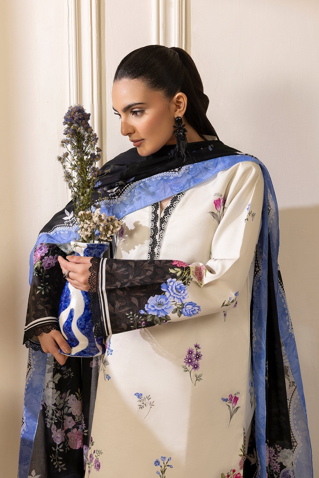 Rajbari | Nissa Exclusive Summer Prints | 06 - Casual Dress - available at Maria Faisal in UK and USA.