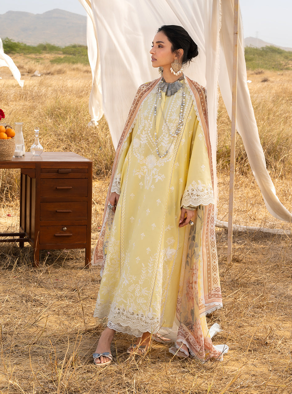 Zainab Chottani | Spring Summer Lawn 26 | Mahyr 04 - Luxury Dress - available at Maria Faisal in UK and USA.
