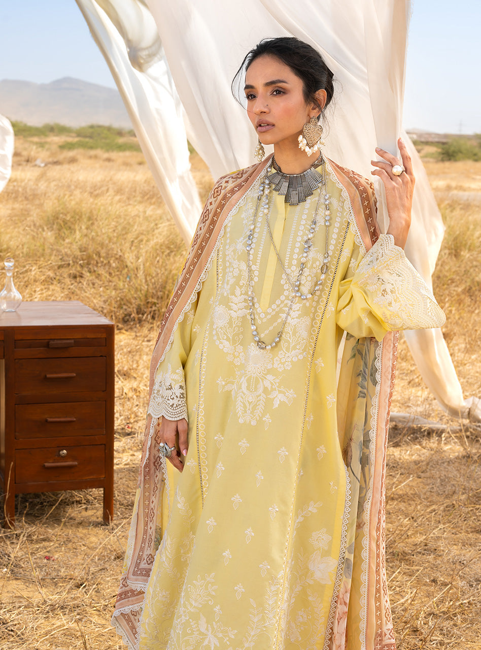 Zainab Chottani | Spring Summer Lawn 26 | Mahyr 04 - Luxury Dress - available at Maria Faisal in UK and USA.
