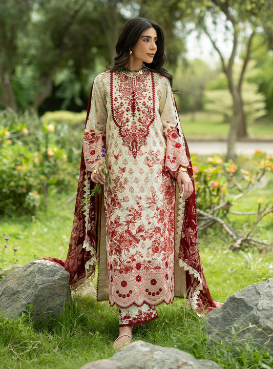 Zainab Chottani | Luxe Lawn 26 |Laine - 16 - Luxury Dress - available at Maria Faisal in UK and USA.