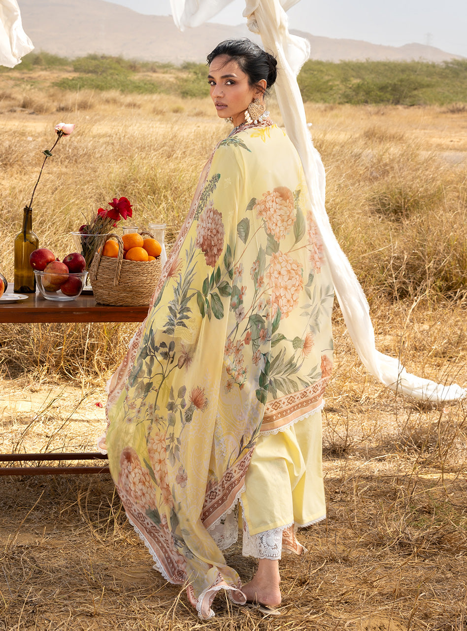 Zainab Chottani | Spring Summer Lawn 26 | Mahyr 04 - Luxury Dress - available at Maria Faisal in UK and USA.