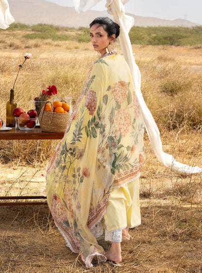 Zainab Chottani | Spring Summer Lawn 26 | Mahyr 04 - Luxury Dress - available at Maria Faisal in UK and USA.
