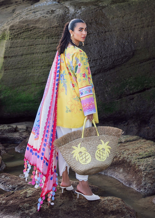 Sadaf Fawad Khan | Siraa Lawn 25 | Sea Flora