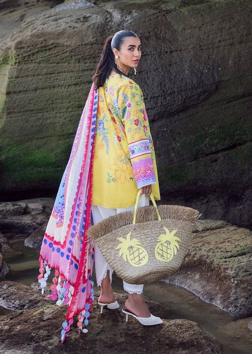 Sadaf Fawad Khan | Siraa Lawn 25 | Sea Flora by Maria Faisal - Registered Vendor of : Sadaf Fawad Khan - type : Ladies Clothes - 100% original wedding dresses