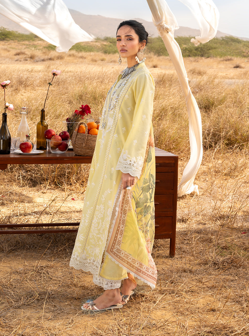 Zainab Chottani | Spring Summer Lawn 26 | Mahyr 04 - Luxury Dress - available at Maria Faisal in UK and USA.
