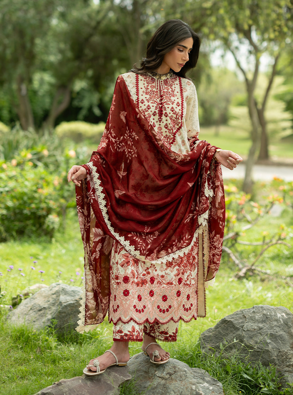 Zainab Chottani | Luxe Lawn 26 |Laine - 16 - Luxury Dress - available at Maria Faisal in UK and USA.