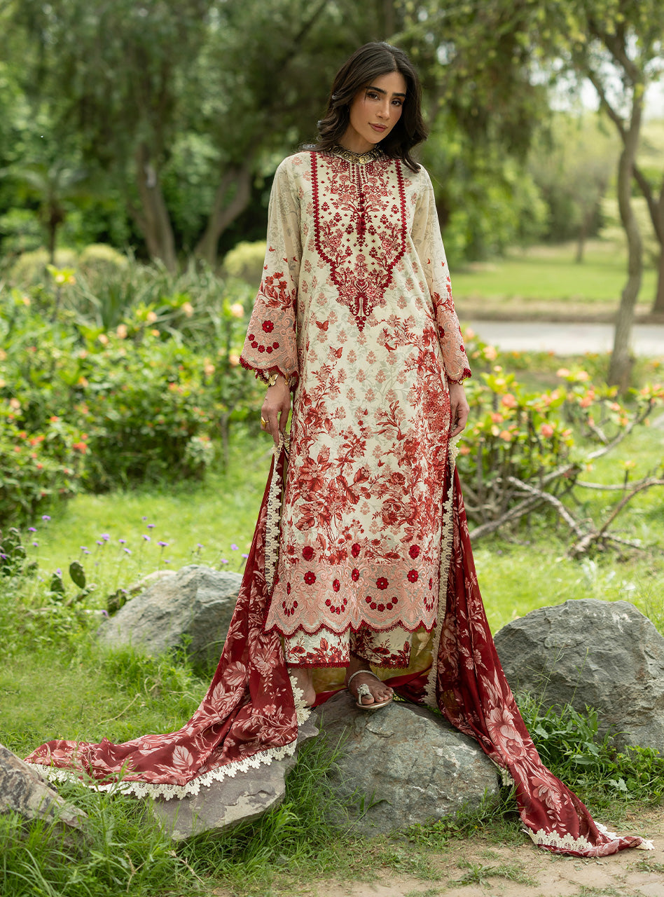 Zainab Chottani | Luxe Lawn 26 |Laine - 16 - Luxury Dress - available at Maria Faisal in UK and USA.