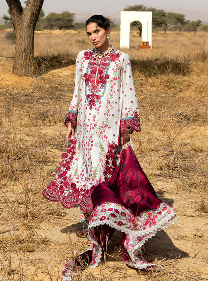 Zainab Chottani | Spring Summer Lawn 26 | Rivya 14 - Luxury Dress - available at Maria Faisal in UK and USA.