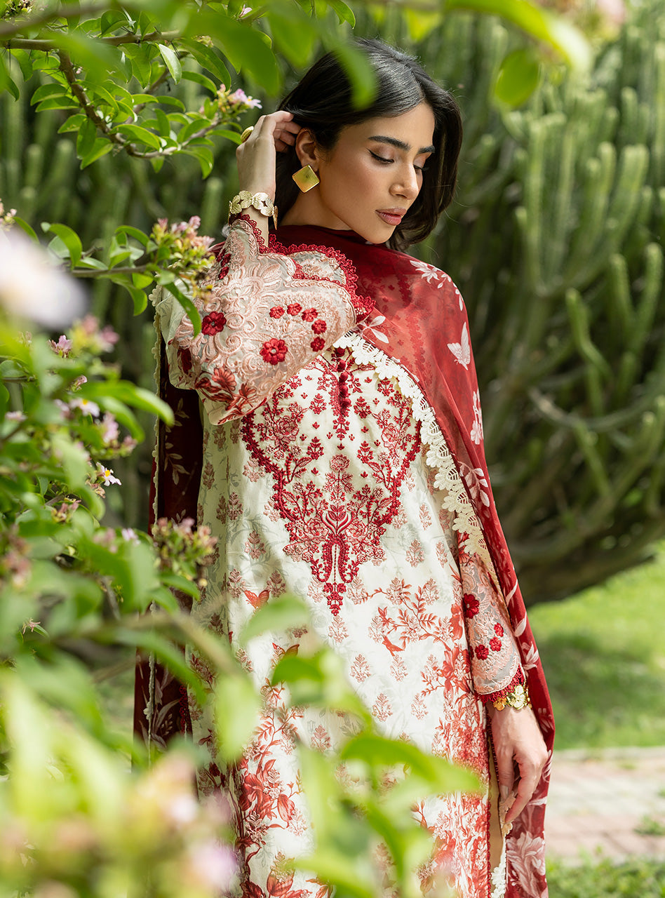 Zainab Chottani | Luxe Lawn 26 |Laine - 16 - Luxury Dress - available at Maria Faisal in UK and USA.