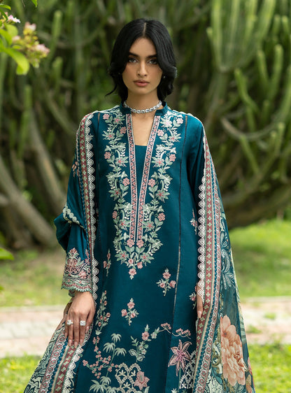 Zainab Chottani | Luxe Lawn 26 | Faye - 01 - Luxury Dress - available at Maria Faisal in UK and USA.