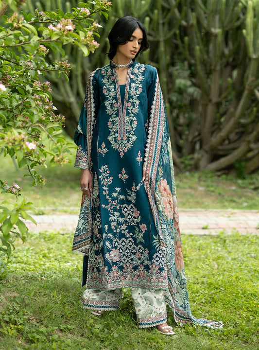 Zainab Chottani | Luxe Lawn 26 | Faye - 01 - Luxury Dress - available at Maria Faisal in UK and USA.