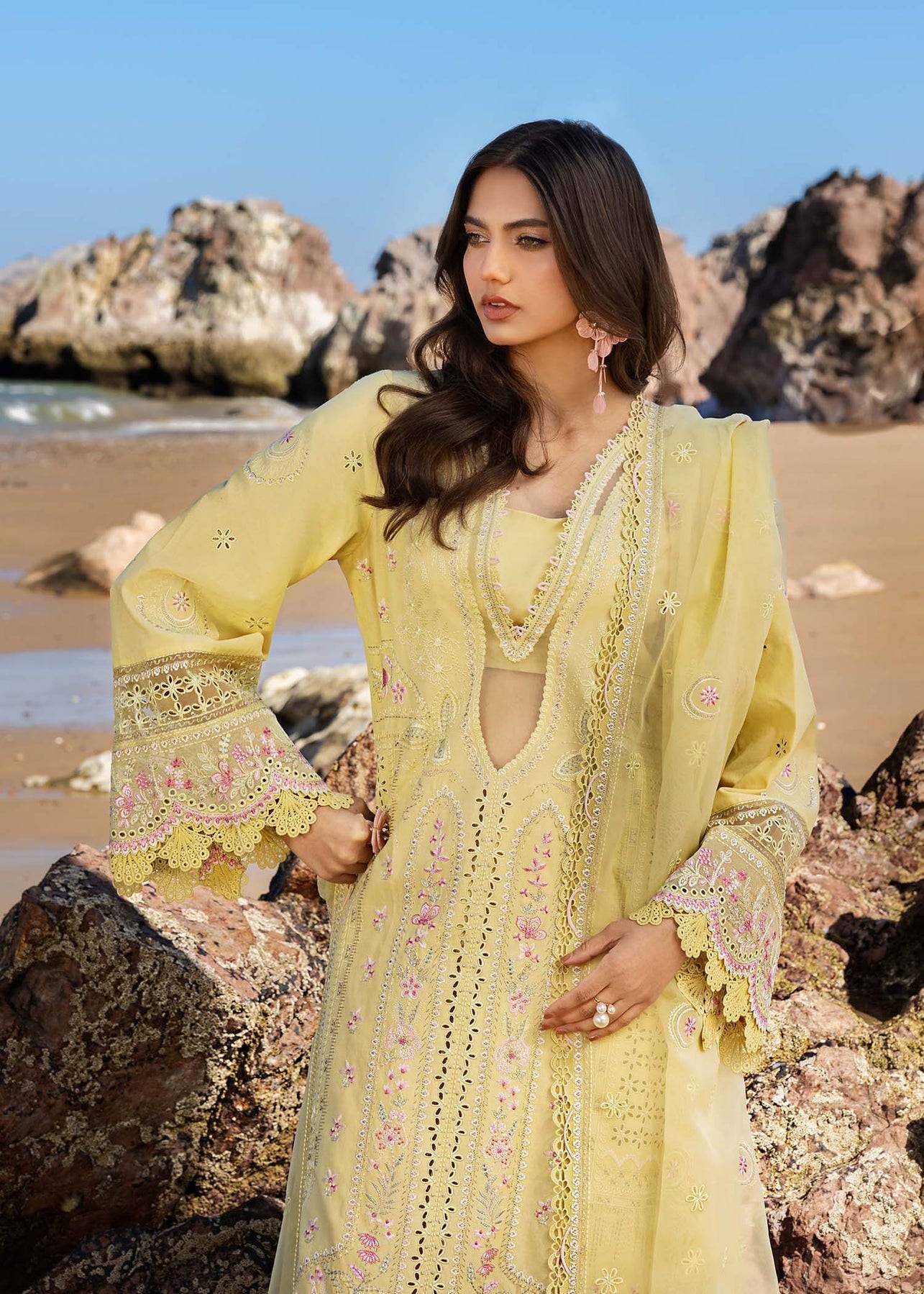 Akbar Aslam | Mare Lawn Edit 25 | Solara by Maria Faisal - Registered Vendor of : Akbar Aslam - type : Ladies Clothes - 100% original wedding dresses