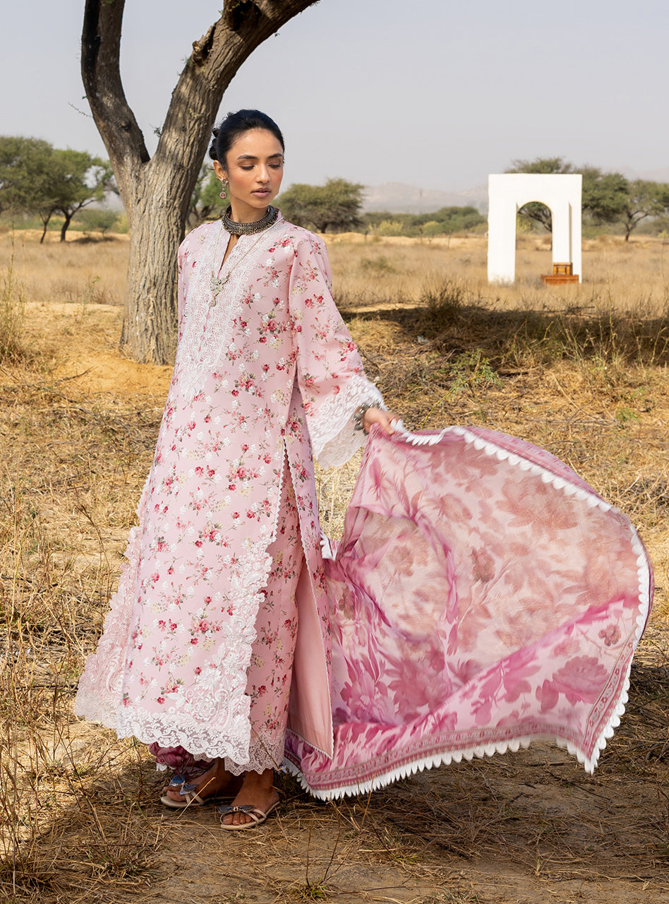Zainab Chottani | Spring Summer Lawn 26 | Zimal - Luxury Dress - available at Maria Faisal in UK and USA.