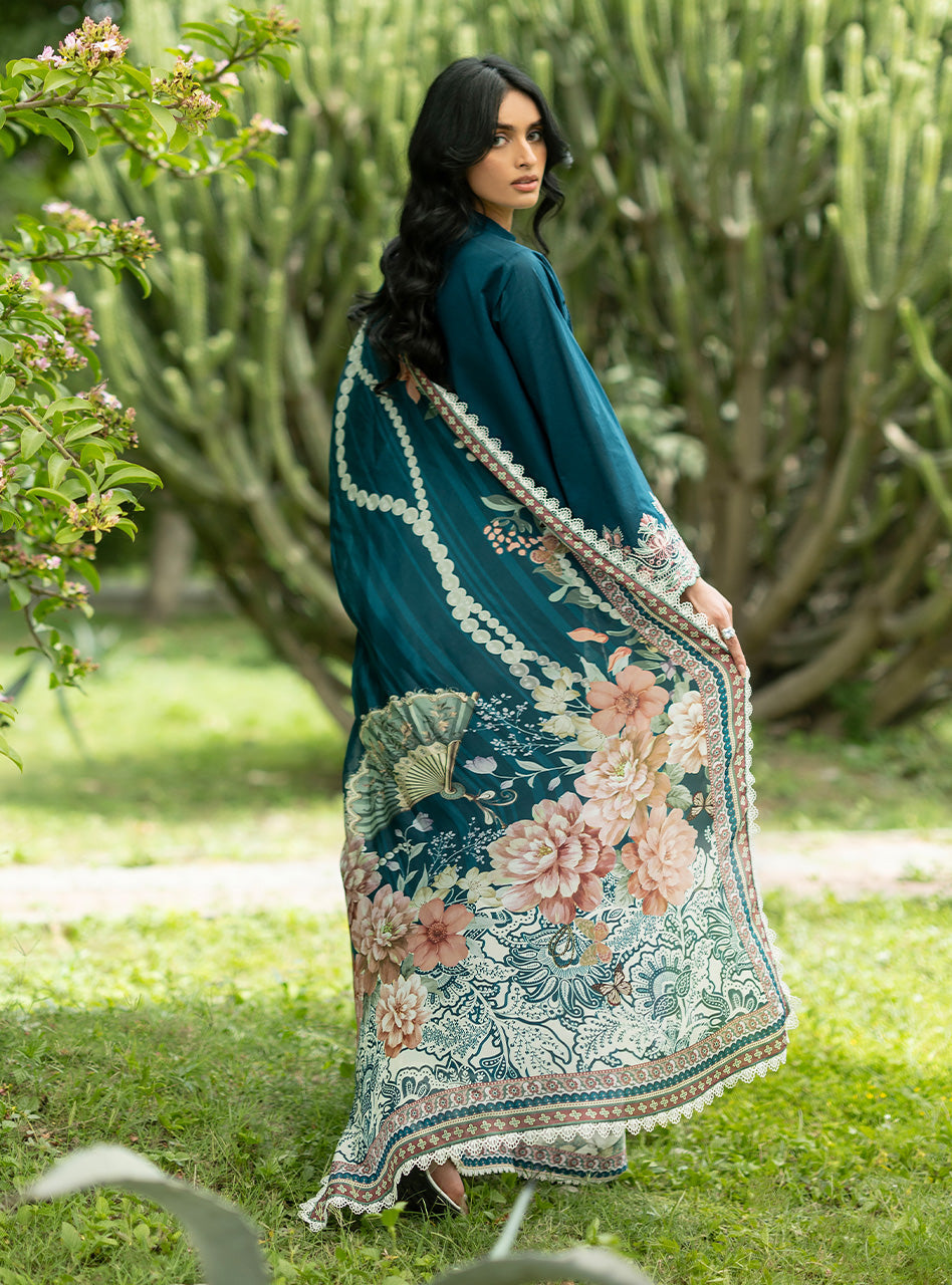 Zainab Chottani | Luxe Lawn 26 | Faye - 01 - Luxury Dress - available at Maria Faisal in UK and USA.