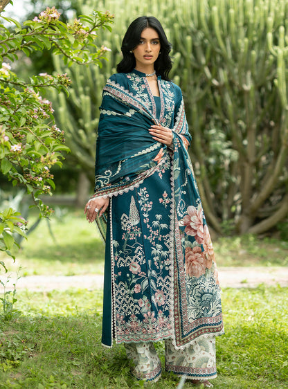 Zainab Chottani | Luxe Lawn 26 | Faye - 01 - Luxury Dress - available at Maria Faisal in UK and USA.