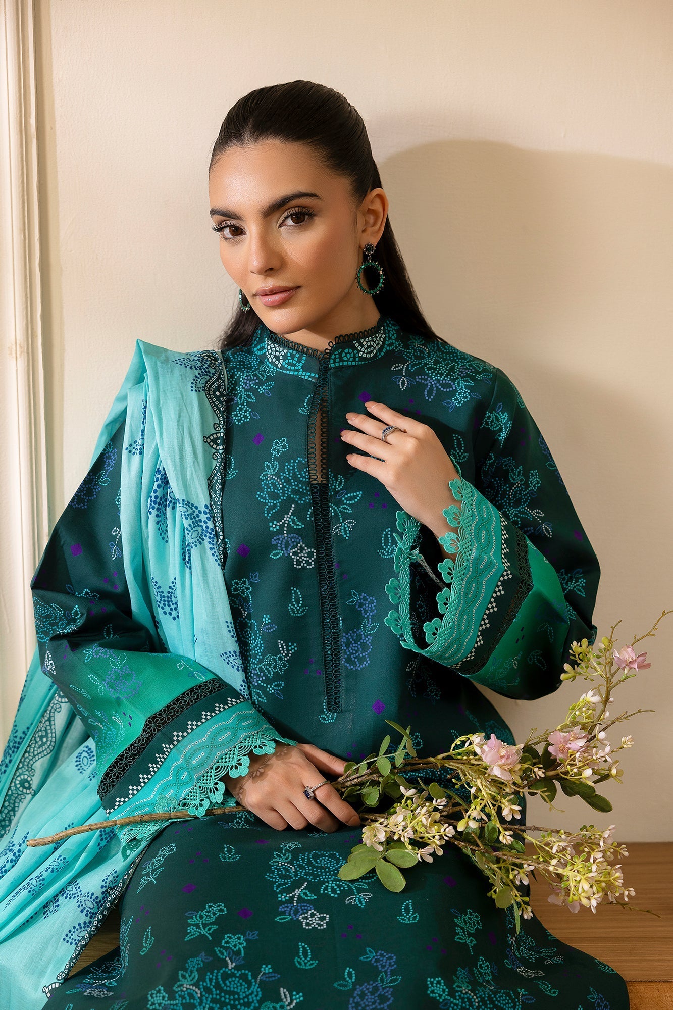 Rajbari | Nissa Exclusive Summer Prints | 05 - Casual Dress - available at Maria Faisal in UK and USA.