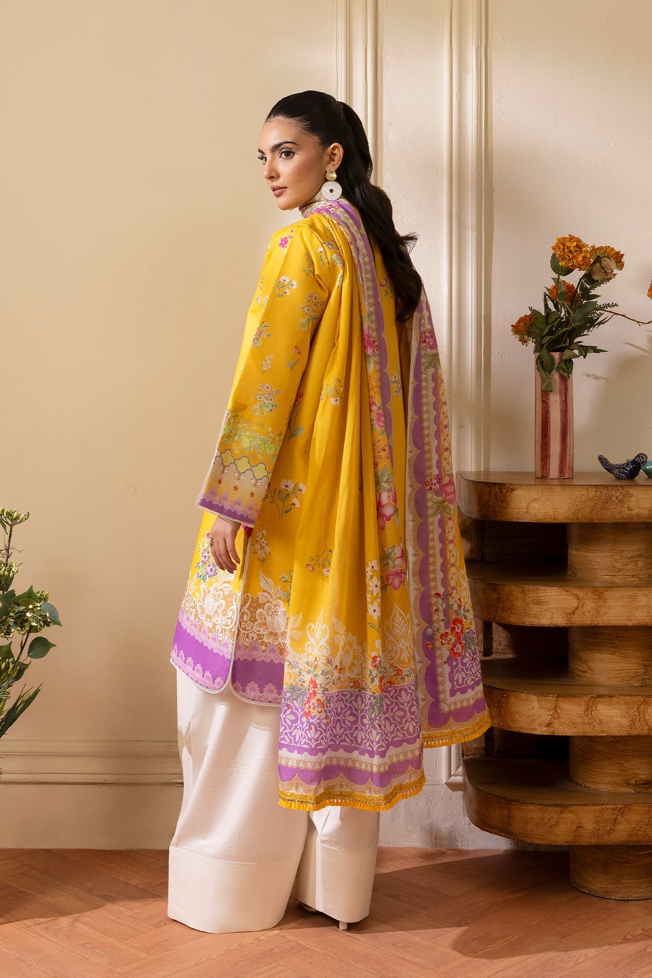 Rajbari | Nissa Exclusive Summer Prints | 01 - Casual Dress - available at Maria Faisal in UK and USA.