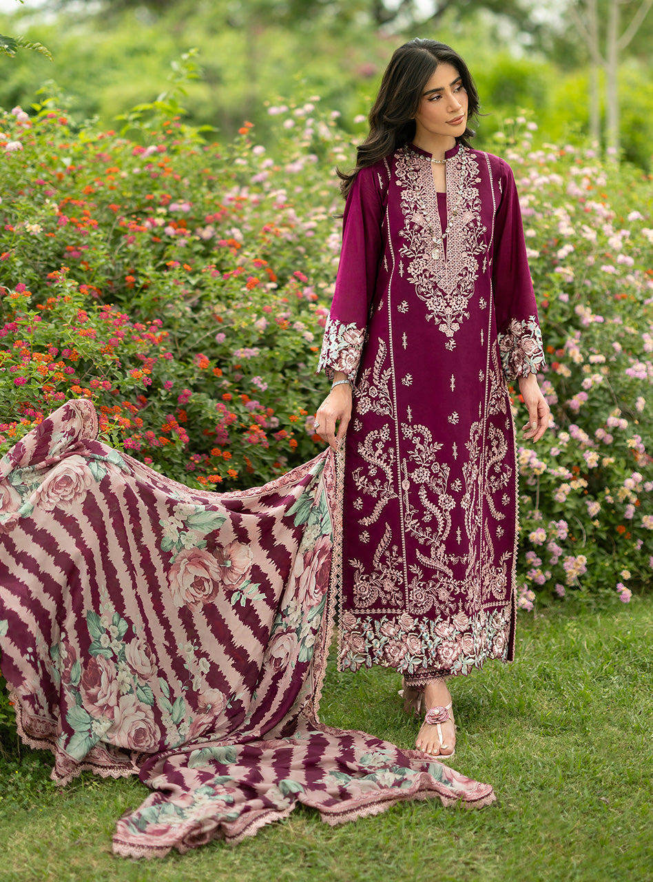 Zainab Chottani | Luxe Lawn 26 | Soma - 07 - Luxury Dress - available at Maria Faisal in UK and USA.