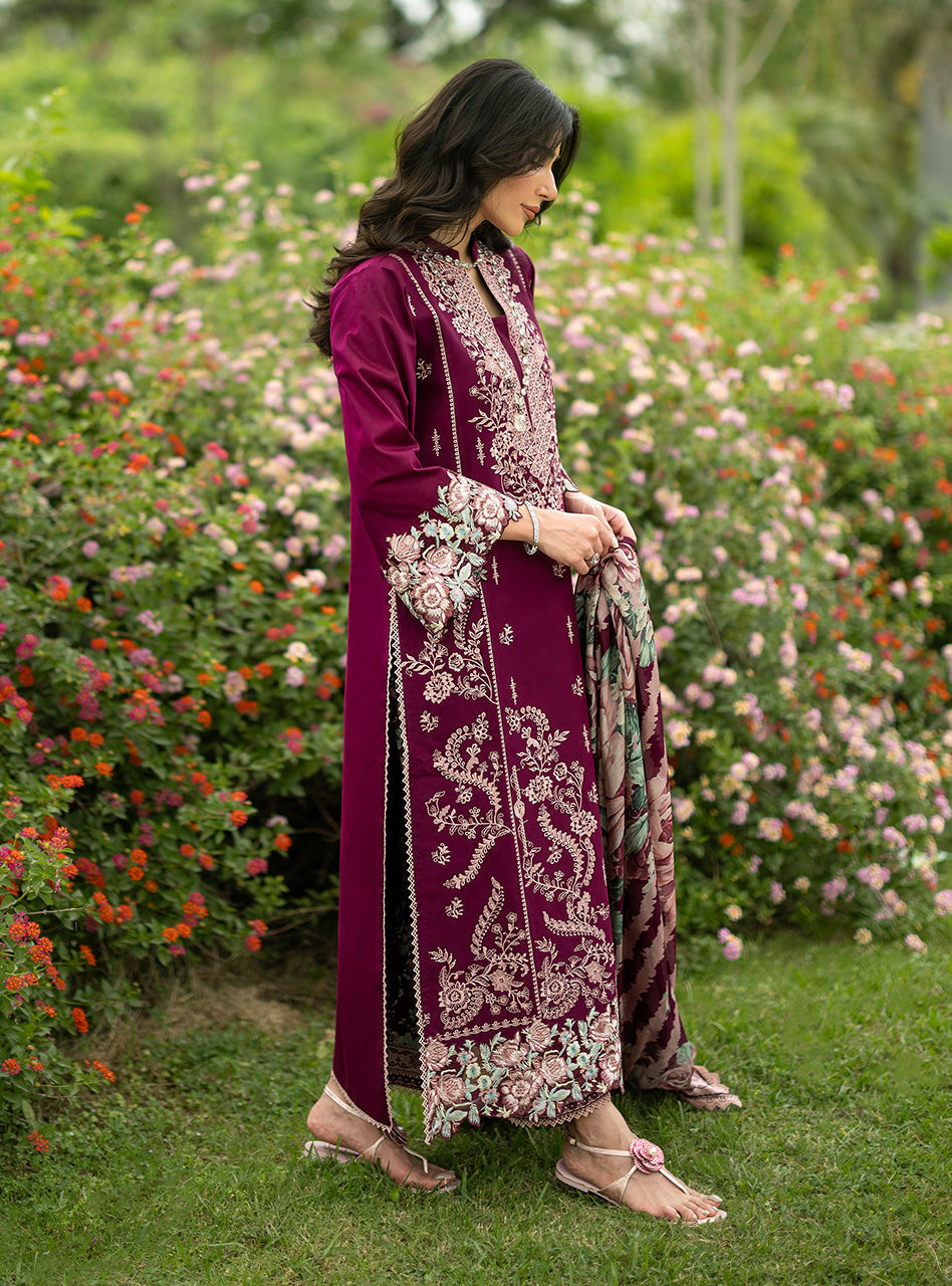 Zainab Chottani | Luxe Lawn 26 | Soma - 07 - Luxury Dress - available at Maria Faisal in UK and USA.