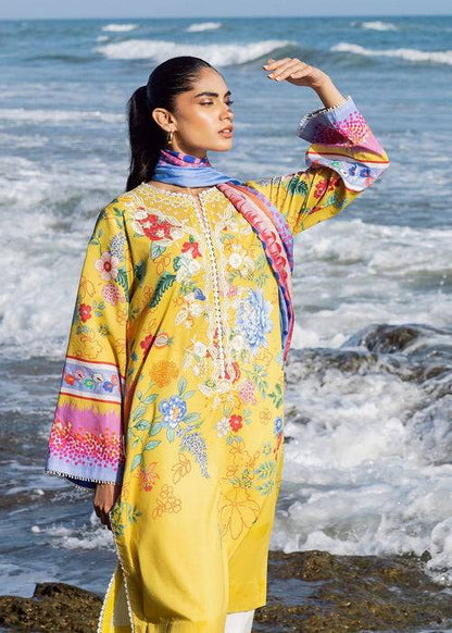Sadaf Fawad Khan | Siraa Lawn 25 | Sea Flora by Maria Faisal - Registered Vendor of : Sadaf Fawad Khan - type : Ladies Clothes - 100% original wedding dresses