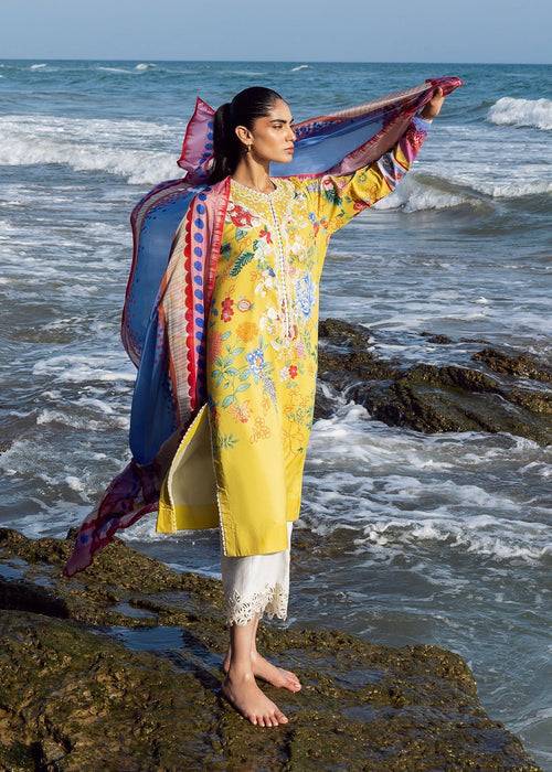 Sadaf Fawad Khan | Siraa Lawn 25 | Sea Flora by Maria Faisal - Registered Vendor of : Sadaf Fawad Khan - type : Ladies Clothes - 100% original wedding dresses