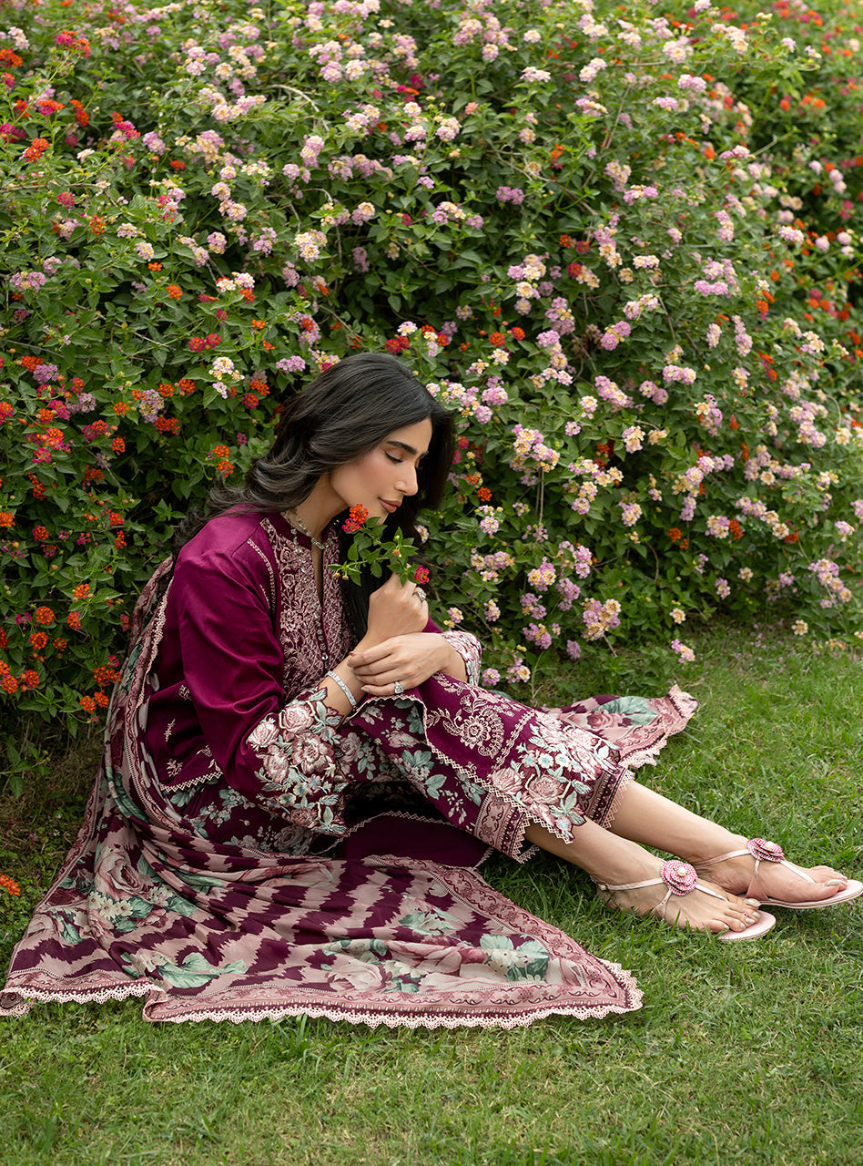 Zainab Chottani | Luxe Lawn 26 | Soma - 07 - Luxury Dress - available at Maria Faisal in UK and USA.