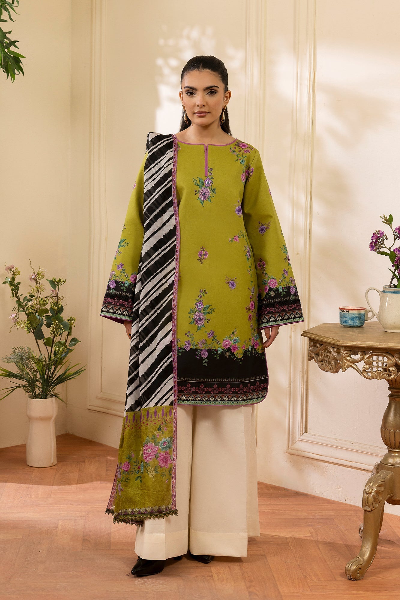 Rajbari | Nissa Exclusive Summer Prints | 04 - Casual Dress - available at Maria Faisal in UK and USA.