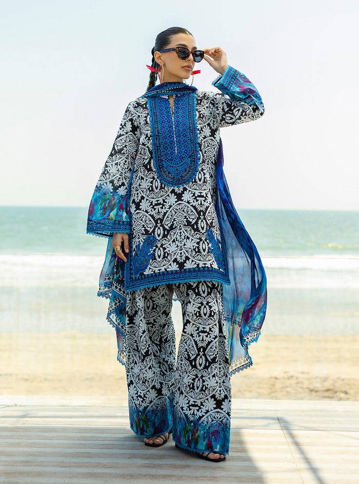 Zainab Chottani | Tahra Lawn 25 | Bella - Ladies Clothes 