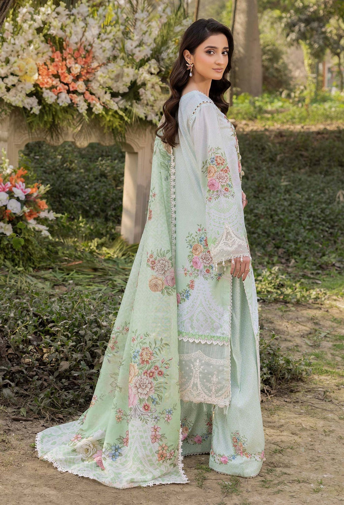 Adans Libas | Morzine Lawn 25 | MORZINE 07001 - Designer Dress with Intricate embroidery and embellishments. Shop elegent wedding dress at Maria Faisal.