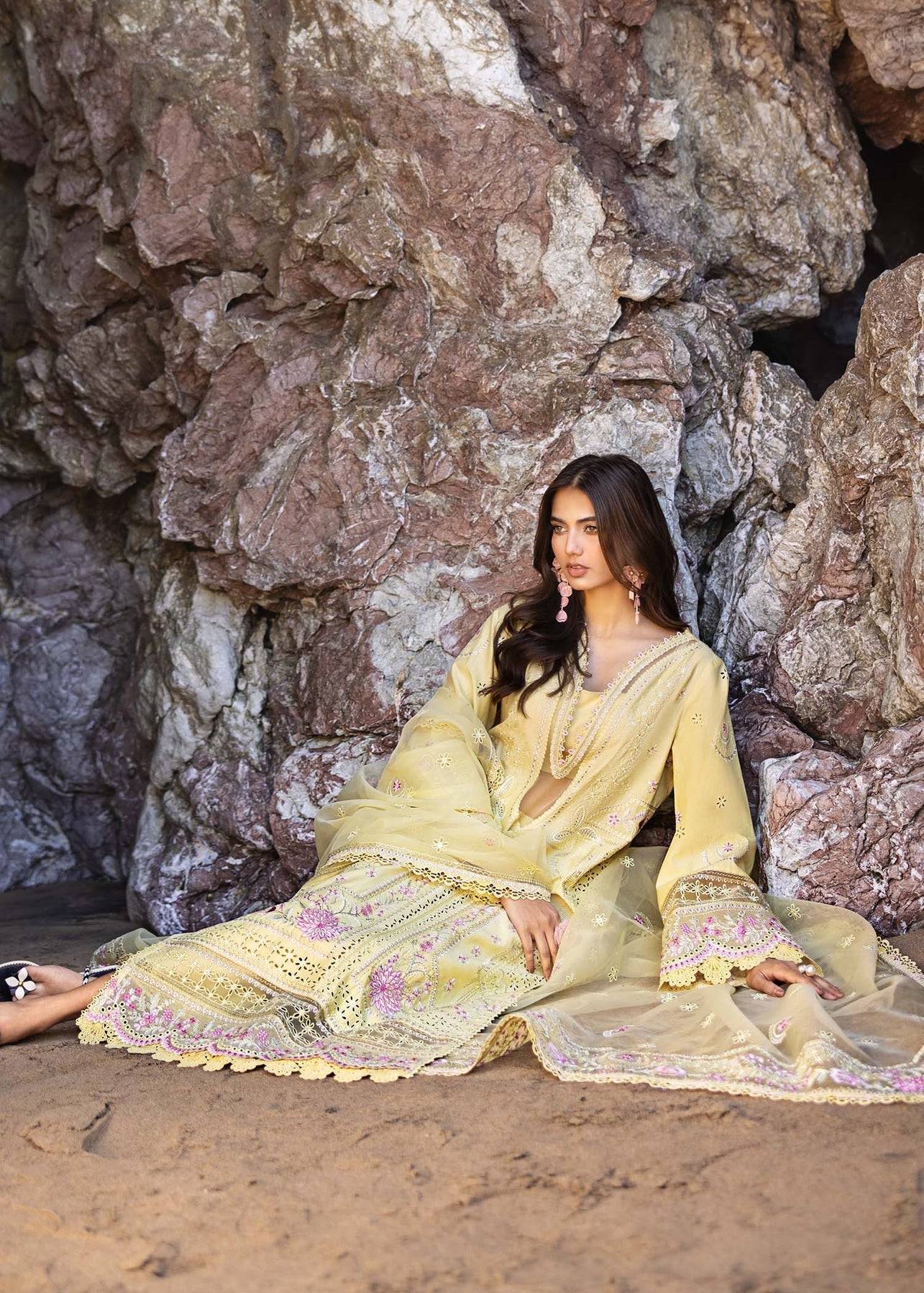 Akbar Aslam | Mare Lawn Edit 25 | Solara by Maria Faisal - Registered Vendor of : Akbar Aslam - type : Ladies Clothes - 100% original wedding dresses