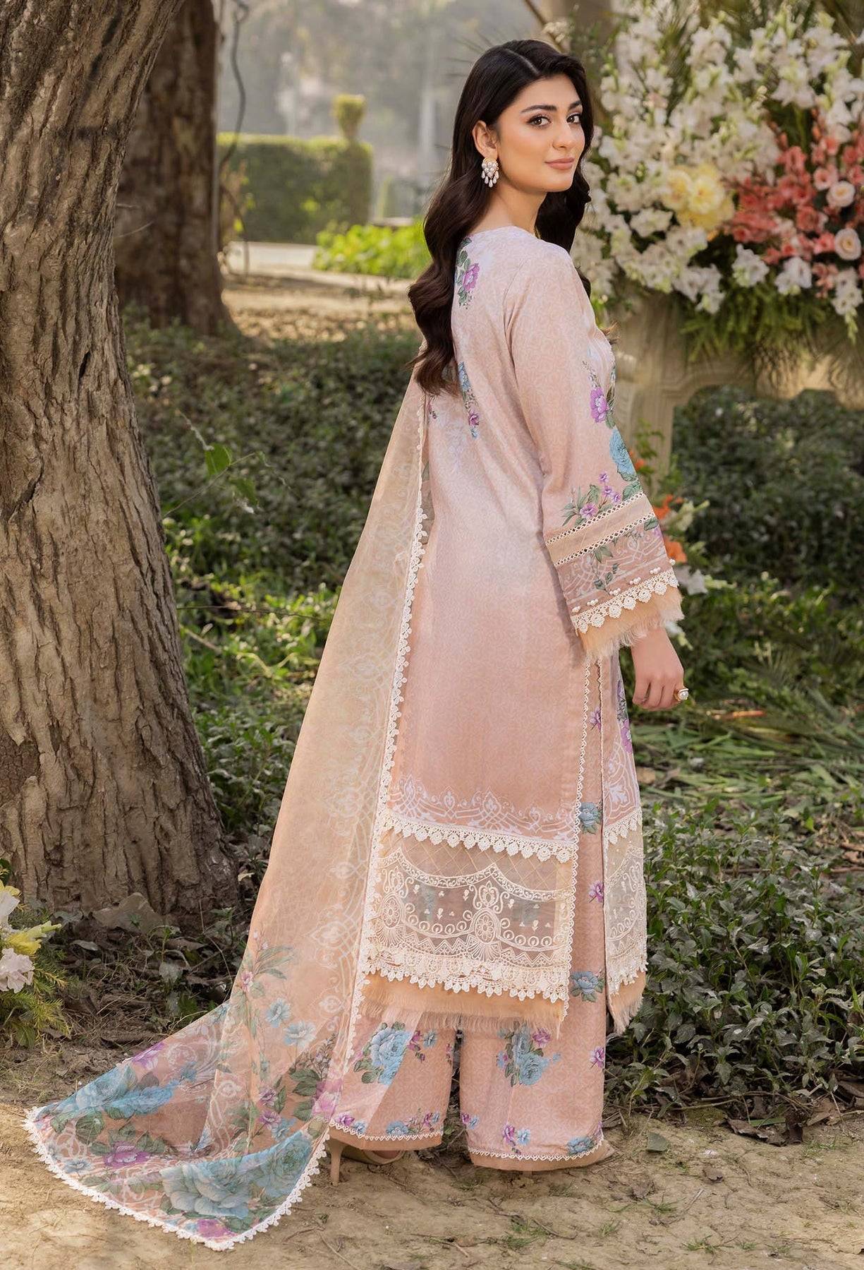 Adans Libas | Morzine Lawn 25 | MORZINE 07002 by Maria Faisal - Registered Vendor of : Adans Libas - type : Ladies Clothes - 100% original wedding dresses