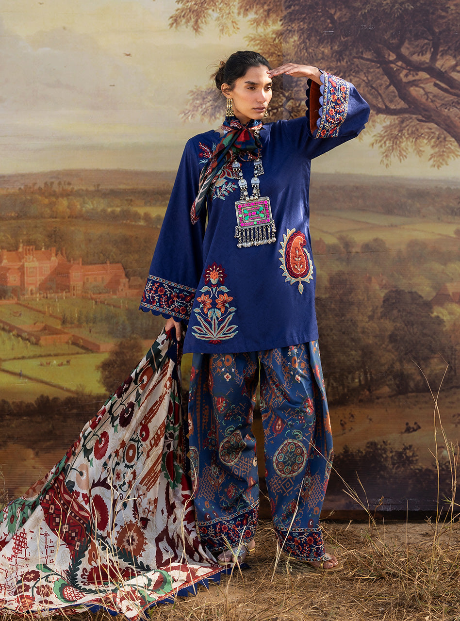 Zainab Chottani | Spring Summer Lawn 26 | Elara 06 - Luxury Dress - available at Maria Faisal in UK and USA.