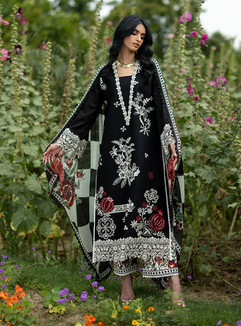 Zainab Chottani | Luxe Lawn 26 | Fia - 03 - Luxury Dress - available at Maria Faisal in UK and USA.