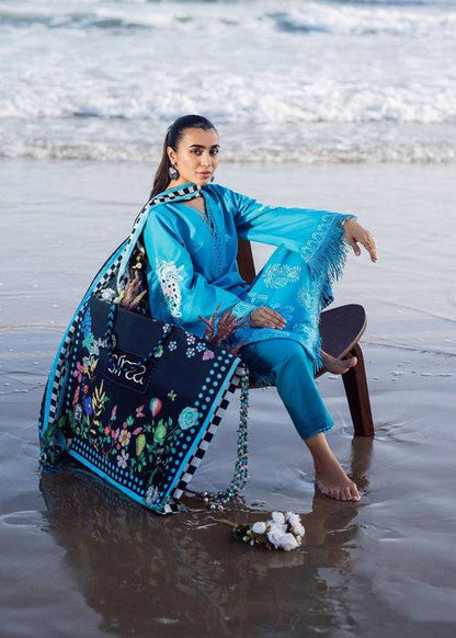 Sadaf Fawad Khan | Siraa Lawn 25 | Mystic Sea by Maria Faisal - Registered Vendor of : Sadaf Fawad Khan - type : Ladies Clothes - 100% original wedding dresses