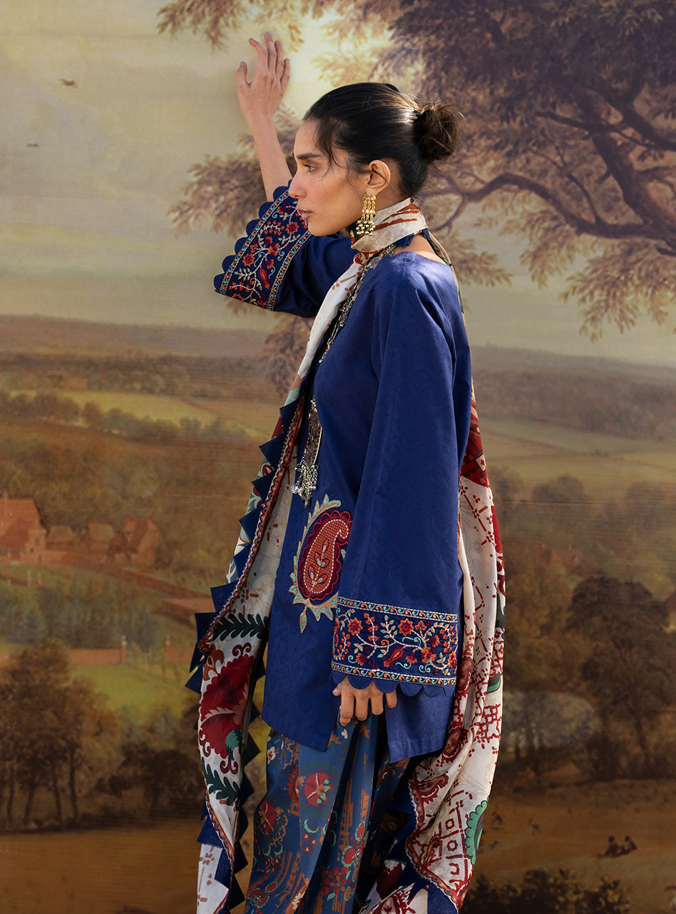 Zainab Chottani | Spring Summer Lawn 26 | Elara 06 - Luxury Dress - available at Maria Faisal in UK and USA.