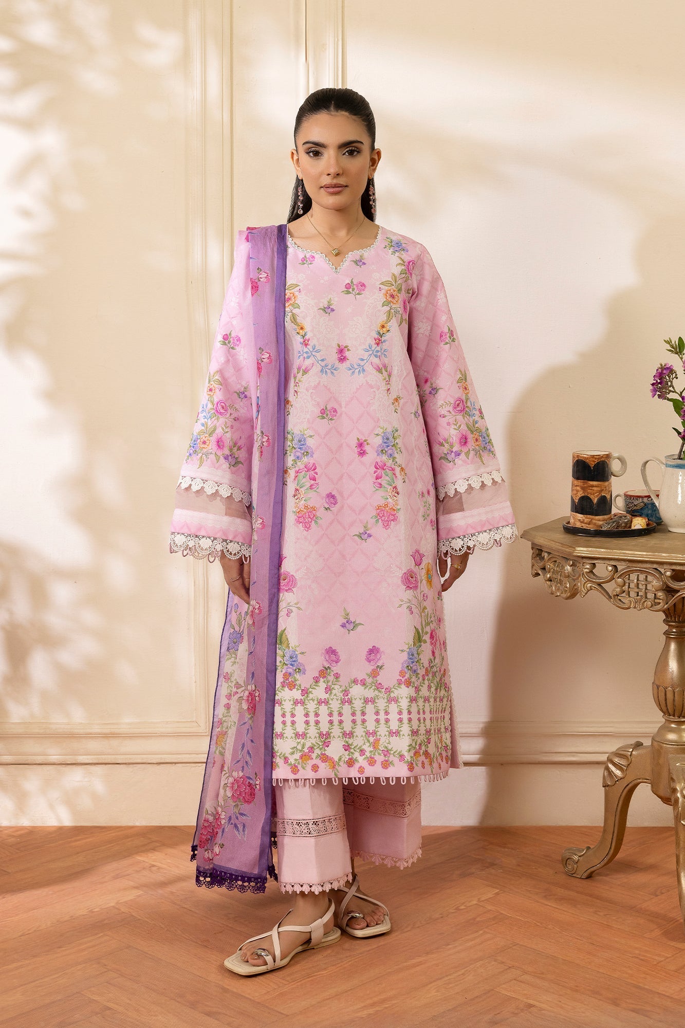 Rajbari | Nissa Exclusive Summer Prints | 11 - Casual Dress - available at Maria Faisal in UK and USA.