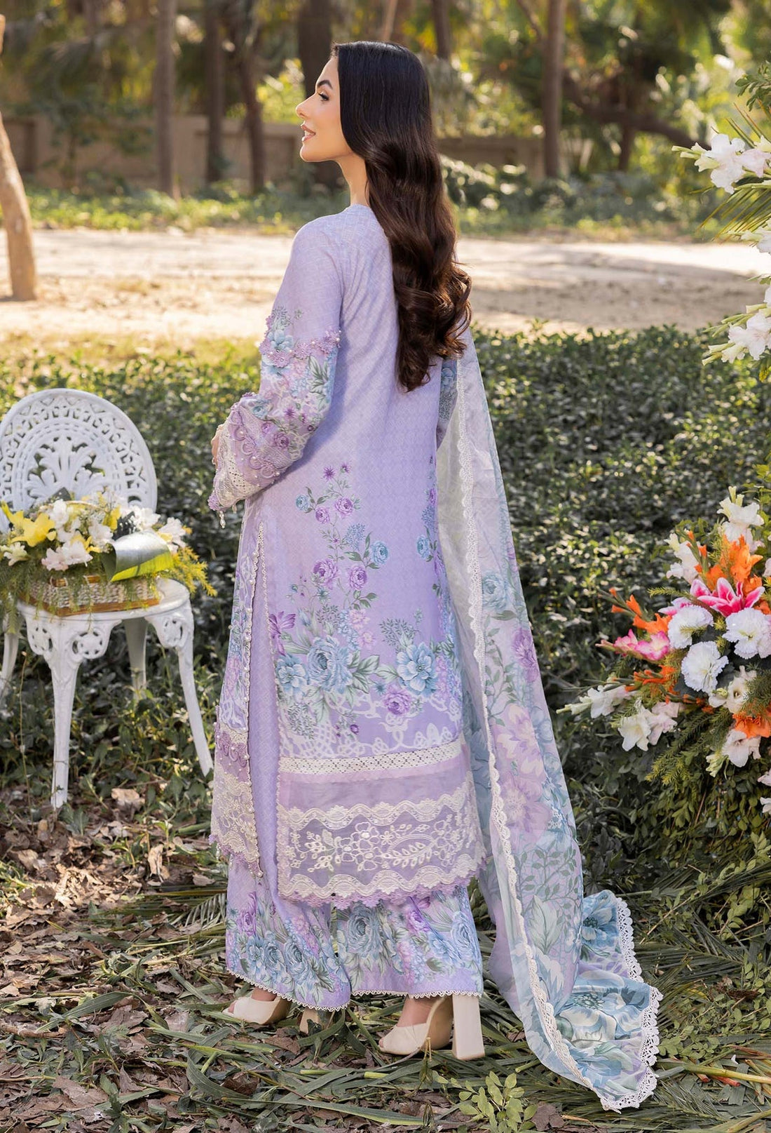 Adans Libas | Morzine Lawn 25 | MORZINE 07003 - Designer Dress with Intricate embroidery and embellishments. Shop elegent wedding dress at Maria Faisal.