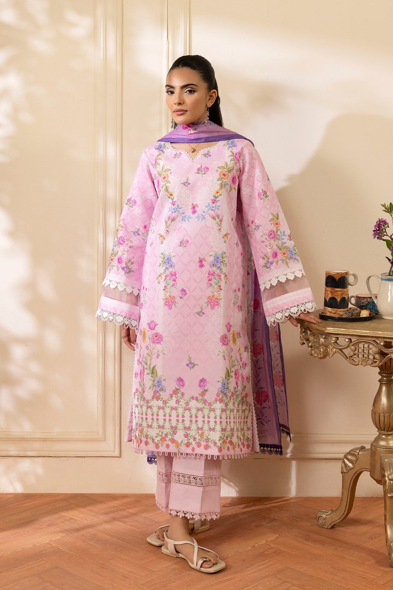 Rajbari | Nissa Exclusive Summer Prints | 11 - Casual Dress - available at Maria Faisal in UK and USA.