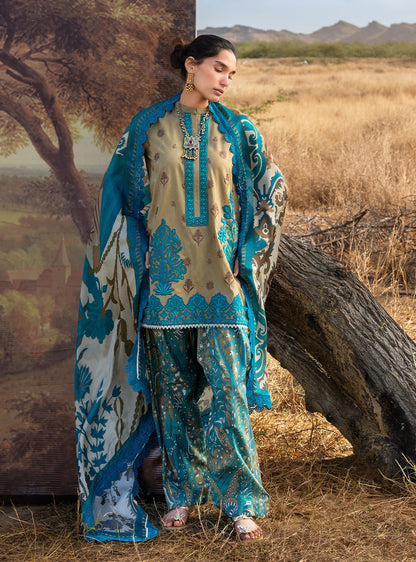 Zainab Chottani | Spring Summer Lawn 26 | Saphira - Luxury Dress - available at Maria Faisal in UK and USA.