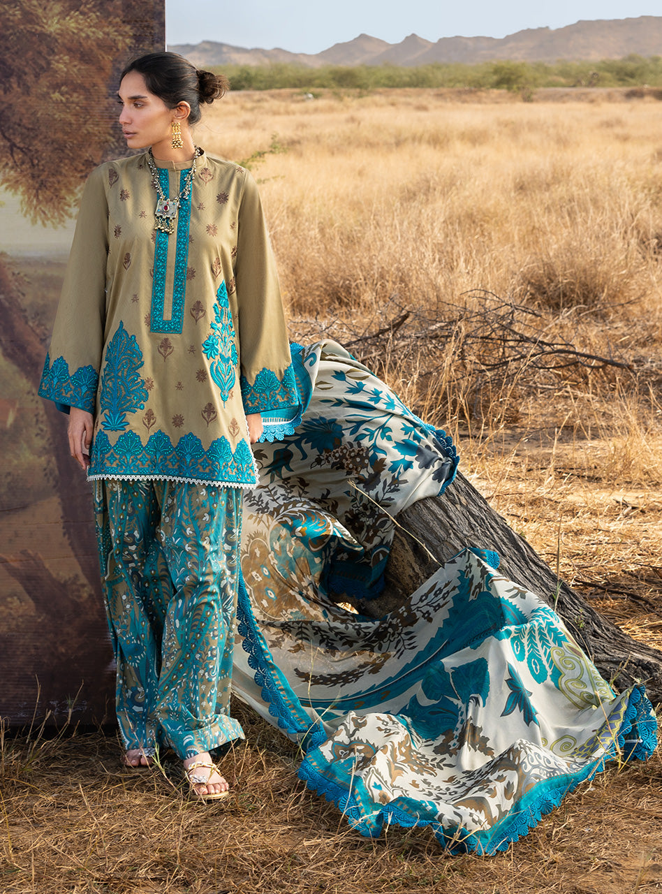 Zainab Chottani | Spring Summer Lawn 26 | Saphira - Luxury Dress - available at Maria Faisal in UK and USA.