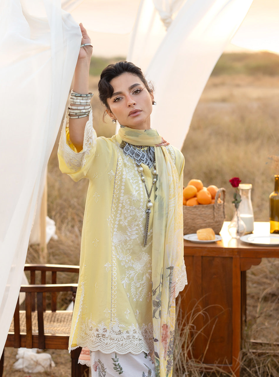 Zainab Chottani | Spring Summer Lawn 26 | Mahyr 04 - Luxury Dress - available at Maria Faisal in UK and USA.