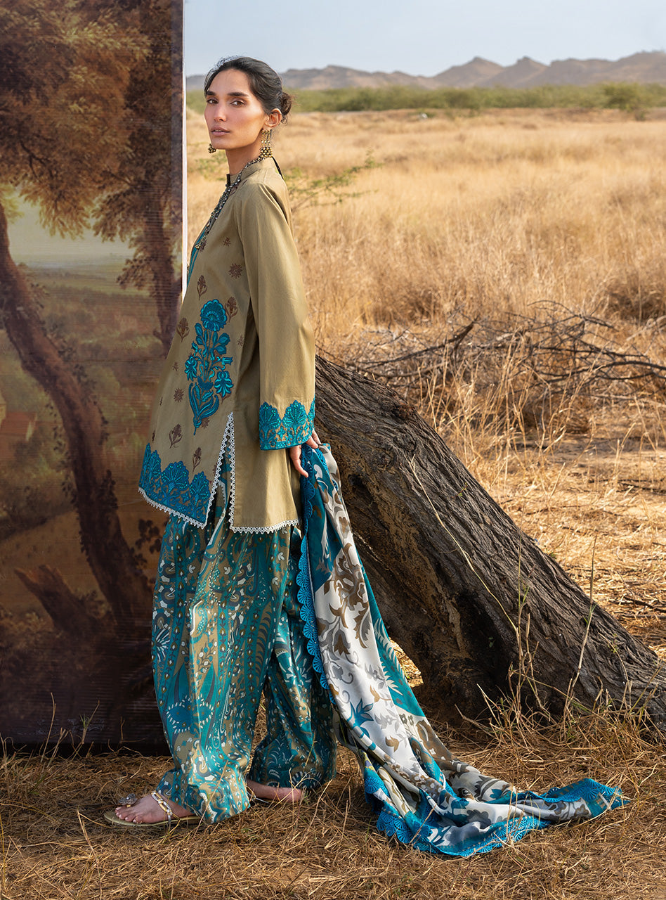 Zainab Chottani | Spring Summer Lawn 26 | Saphira - Luxury Dress - available at Maria Faisal in UK and USA.
