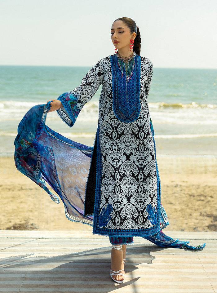 Zainab Chottani | Tahra Lawn 25 | Bella - Ladies Clothes 