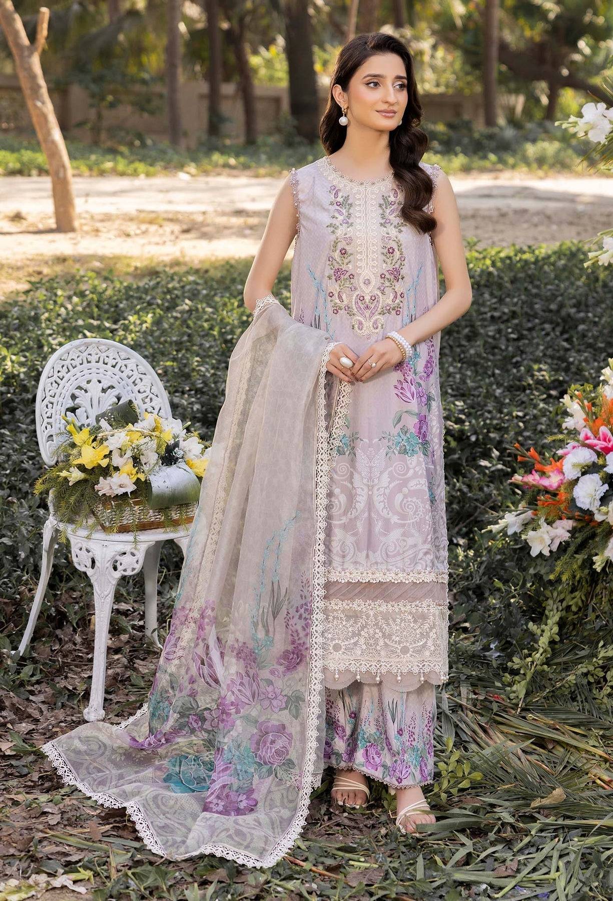 Adans Libas | Morzine Lawn 25 | MORZINE 07004 by Maria Faisal - Registered Vendor of : Adans Libas - type : Ladies Clothes - 100% original wedding dresses