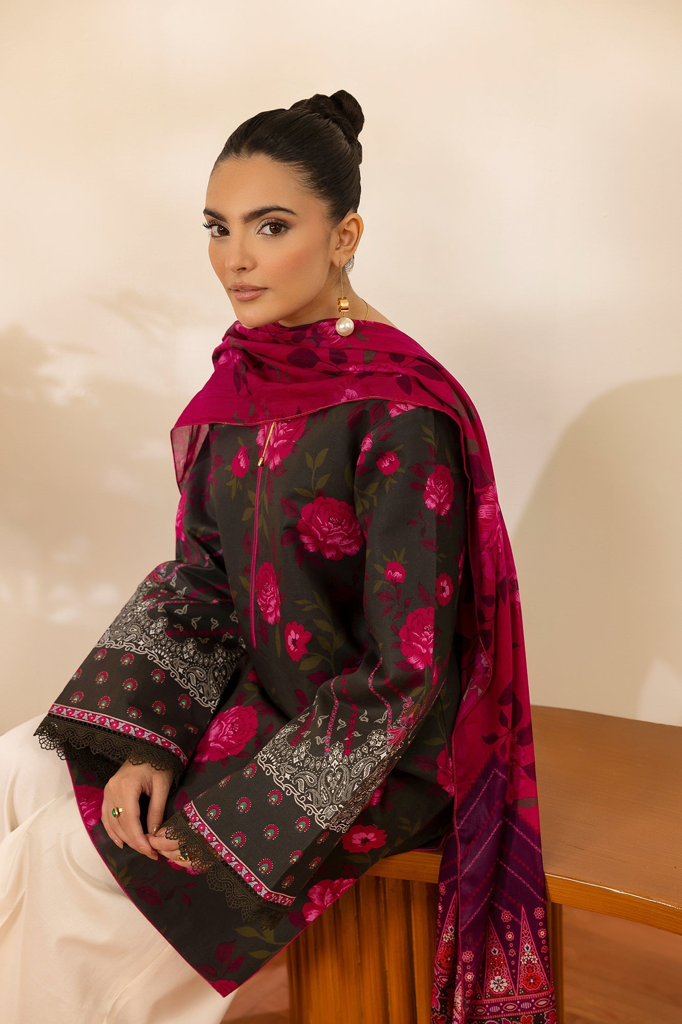 Rajbari | Nissa Exclusive Summer Prints | 02 - Casual Dress - available at Maria Faisal in UK and USA.