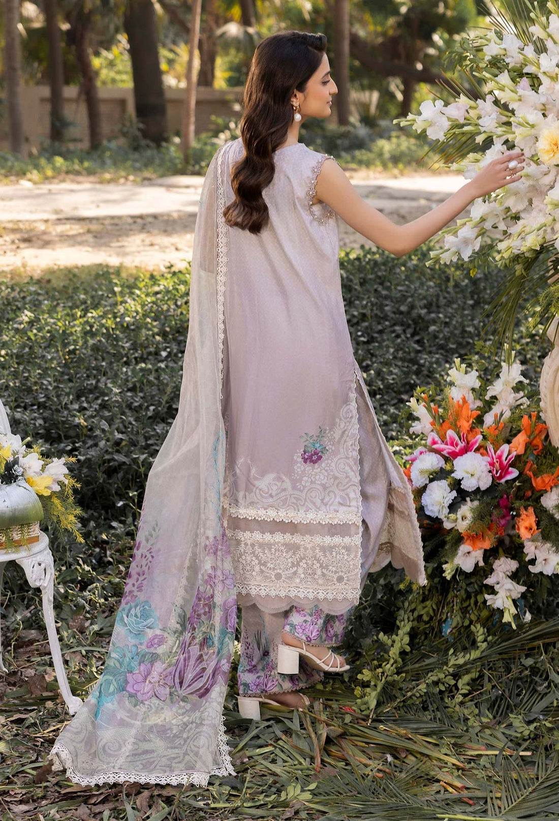 Adans Libas | Morzine Lawn 25 | MORZINE 07004 - Designer Dress with Intricate embroidery and embellishments. Shop elegent wedding dress at Maria Faisal.