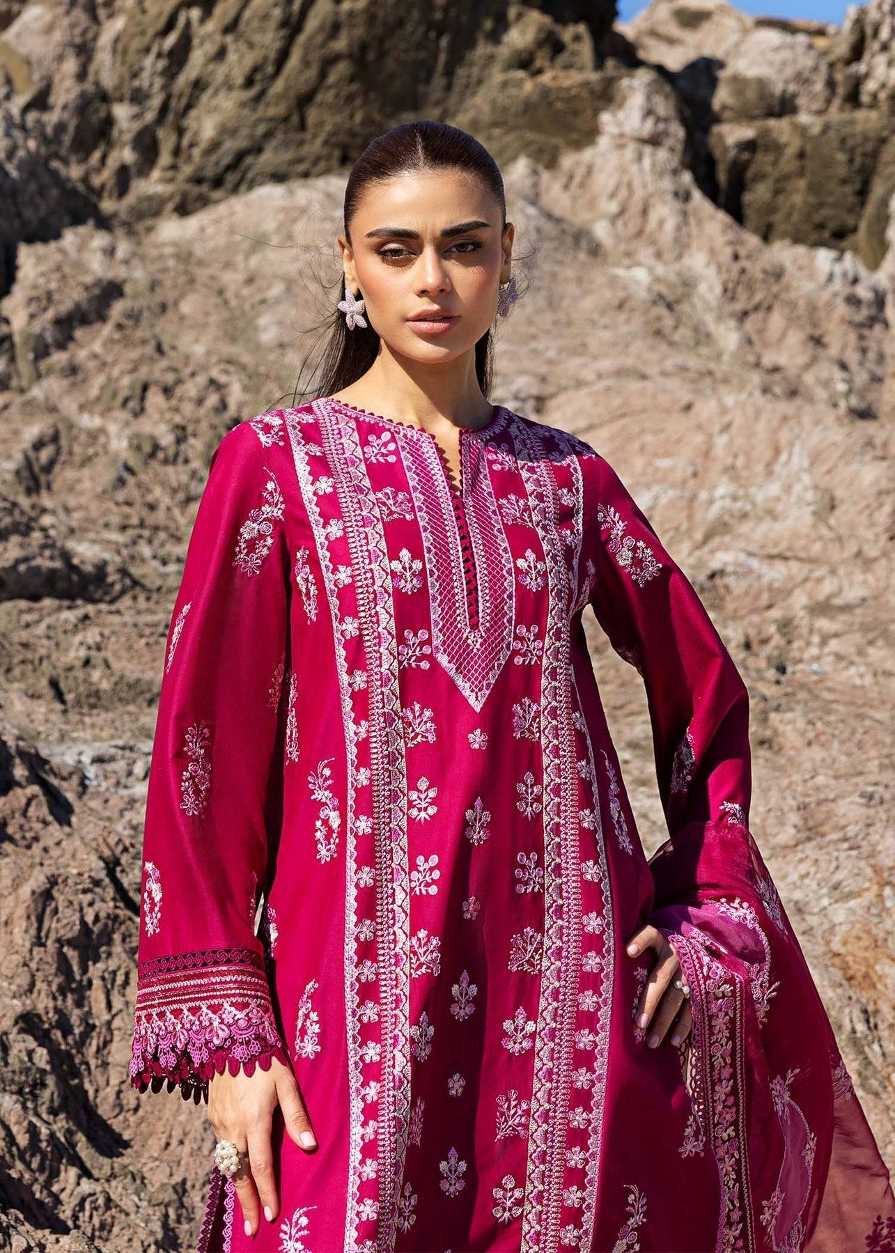 Akbar Aslam | Mare Lawn Edit 25 | Nirvana by Maria Faisal - Registered Vendor of : Akbar Aslam - type : Ladies Clothes - 100% original wedding dresses
