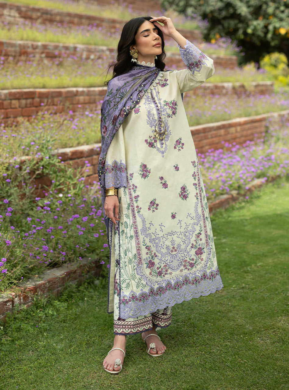 Zainab Chottani | Luxe Lawn 26 | Kyra - 04 - Luxury Dress - available at Maria Faisal in UK and USA.
