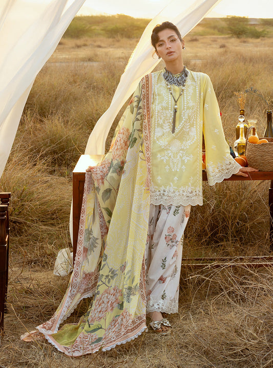Zainab Chottani | Spring Summer Lawn 26 | Mahyr 04 - Luxury Dress - available at Maria Faisal in UK and USA.