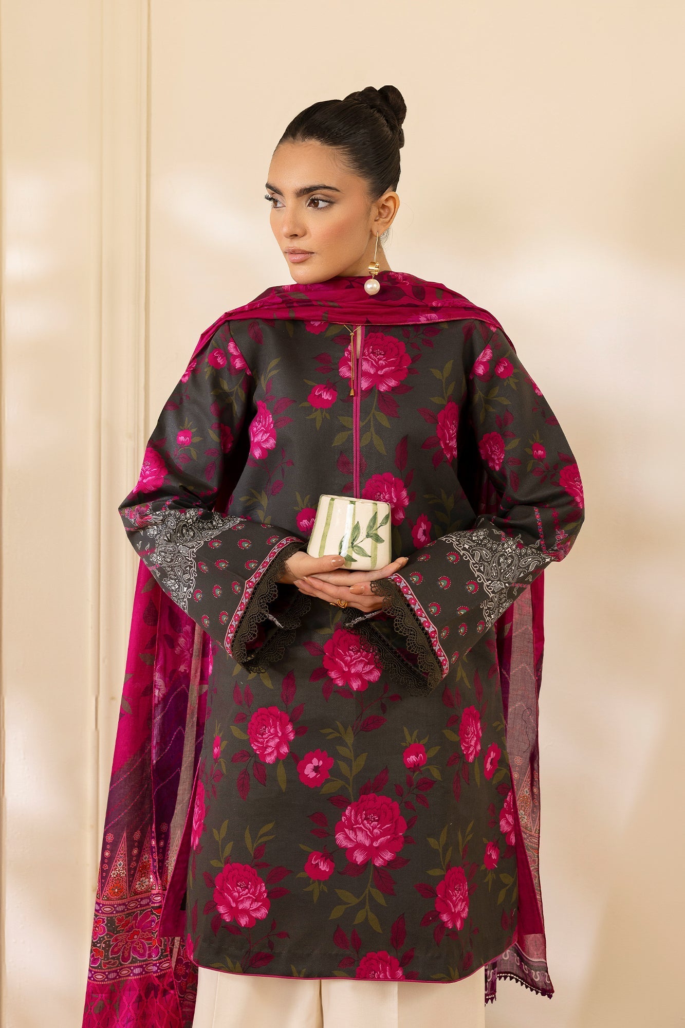 Rajbari | Nissa Exclusive Summer Prints | 02 - Casual Dress - available at Maria Faisal in UK and USA.